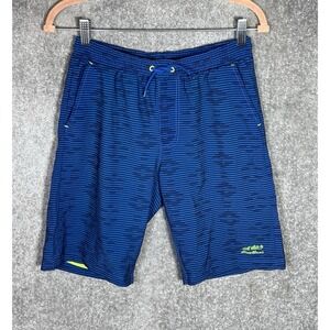 Eddie Bauer Swim Trunks Shorts Boys Kids Size 14/16 Blue Pockets Drawstring